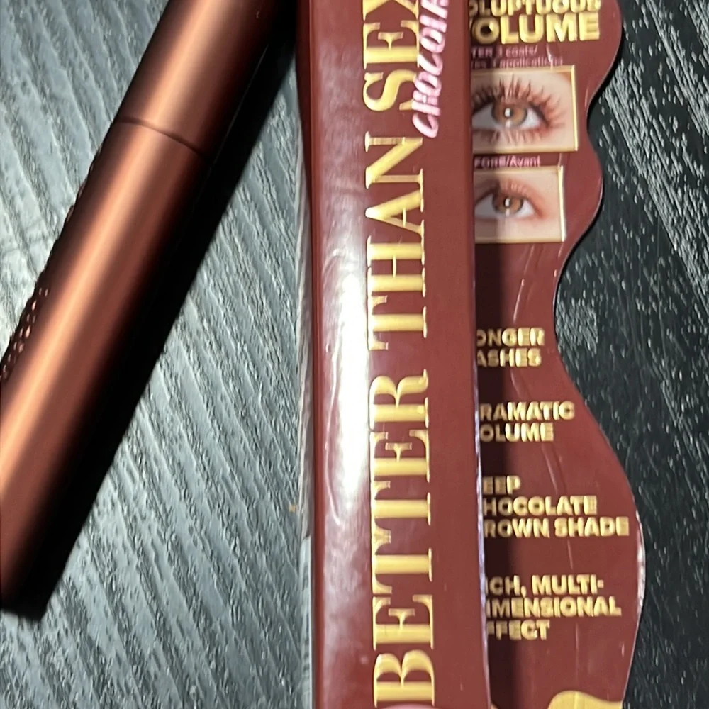 💋♣️Too Faced Better Than Sex Chocolate Mascara Full Size